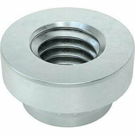 BSC PREFERRED Zinc-Plated Steel Press-Fit Nut for Sheet Metal 10-24 Thread for 0.09 Minimum Panel Thickness, 25PK 95185A178